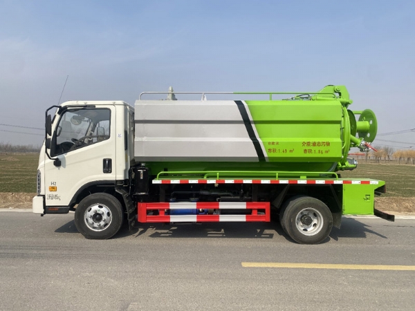 福田時代(藍牌)5+3清洗吸污車
